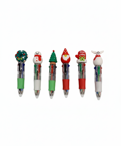 Festive Christmas Character Multi-Color Pen - 1 Pen