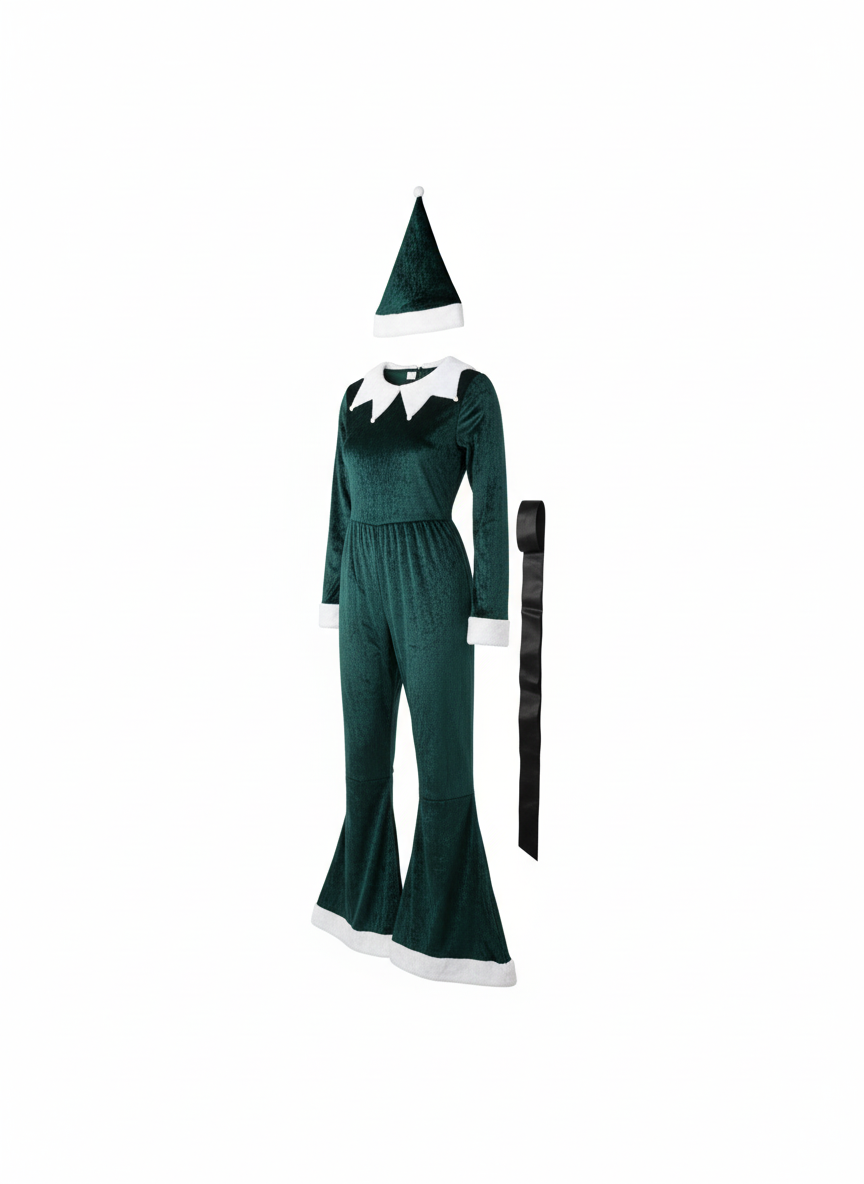 Festive Christmas Elf Costume Set
