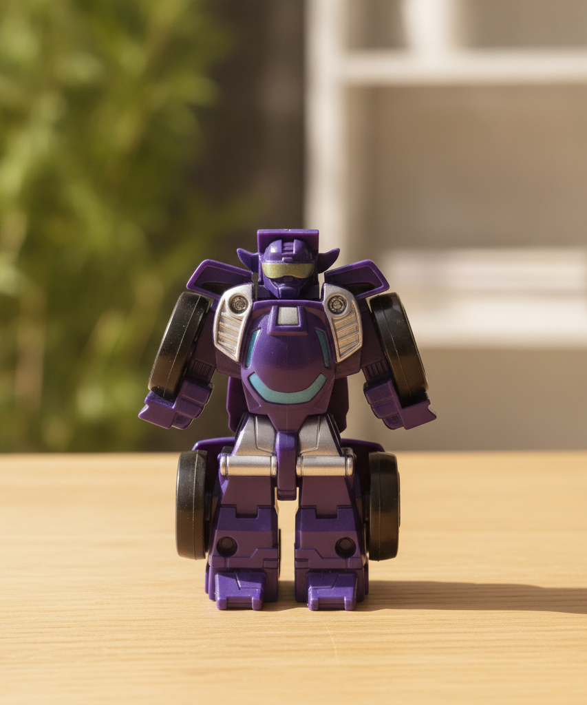 Fighter Bots Max Robot Deformation Toy (Purple)