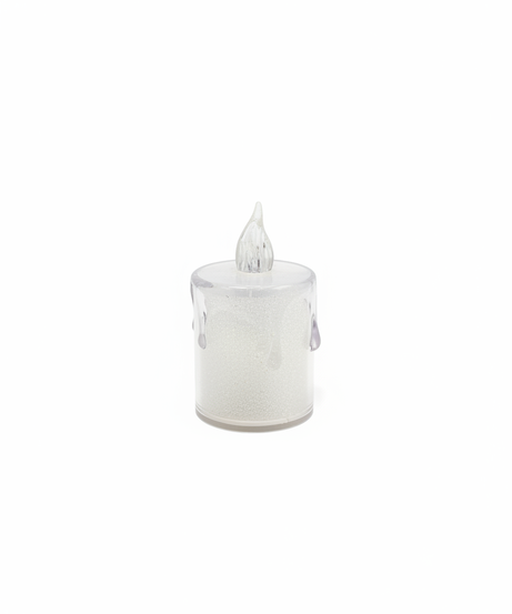 Flameless LED Glitter Tea Light Candle