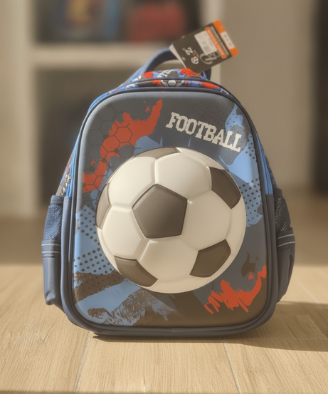Football 3D Kids Backpack Size_(17)