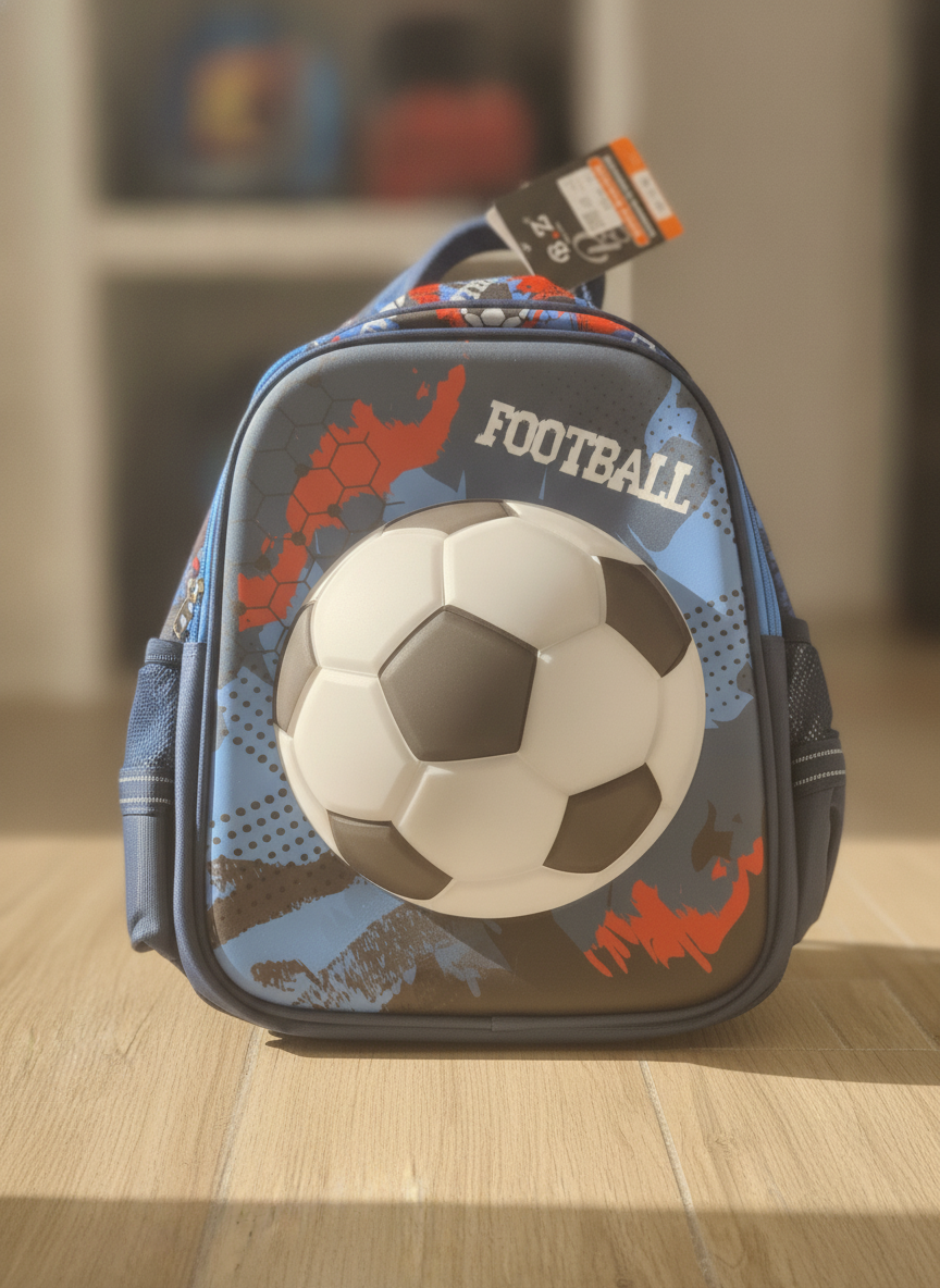 Football 3D Kids Backpack Size_(17)