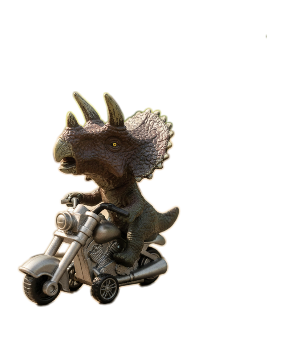 Forest Adventure Dinosaur Motorcycle