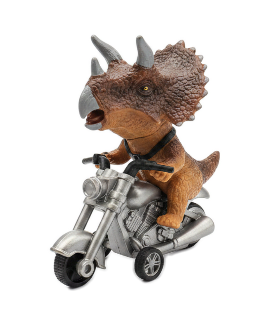 Forest Adventure Triceratops Dinosaur Motorcycle Toy