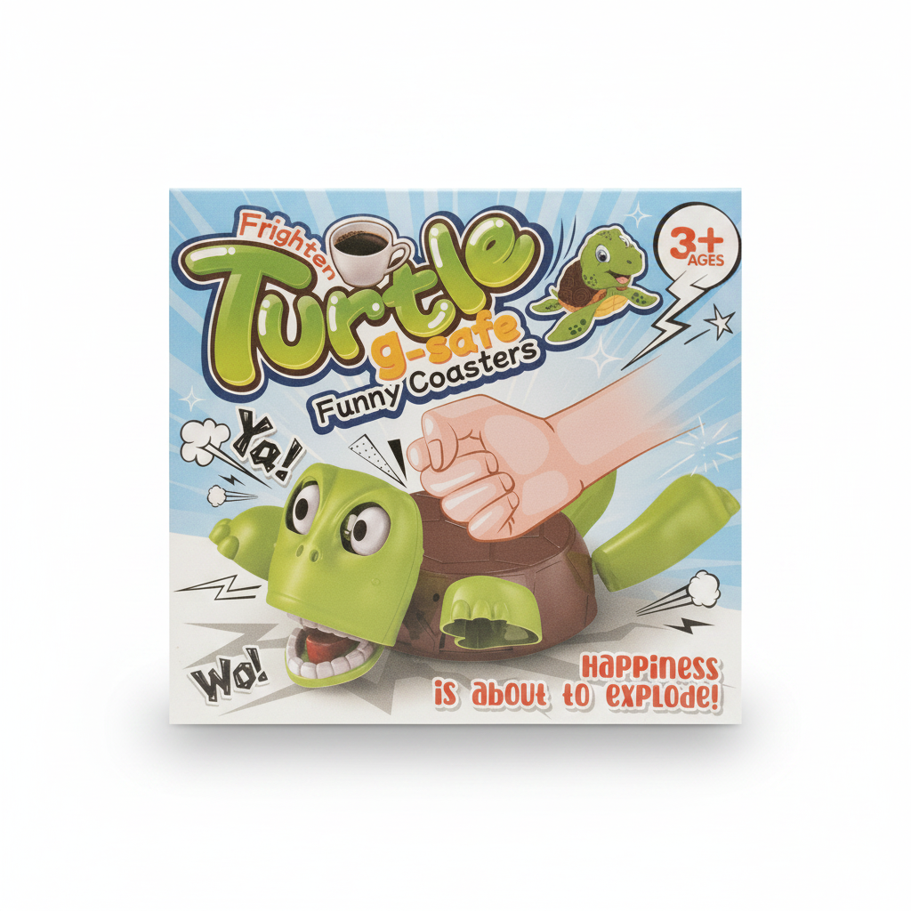 Frighten Turtle g-safe Funny Coasters