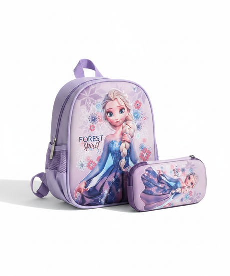 Frozen Elsa 'Forest Spirit' Backpack and Pencil Case Set
