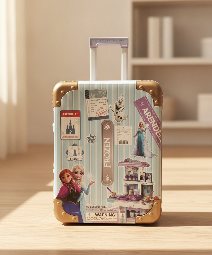 Frozen Roleplay Kitchen Toy Suitcase