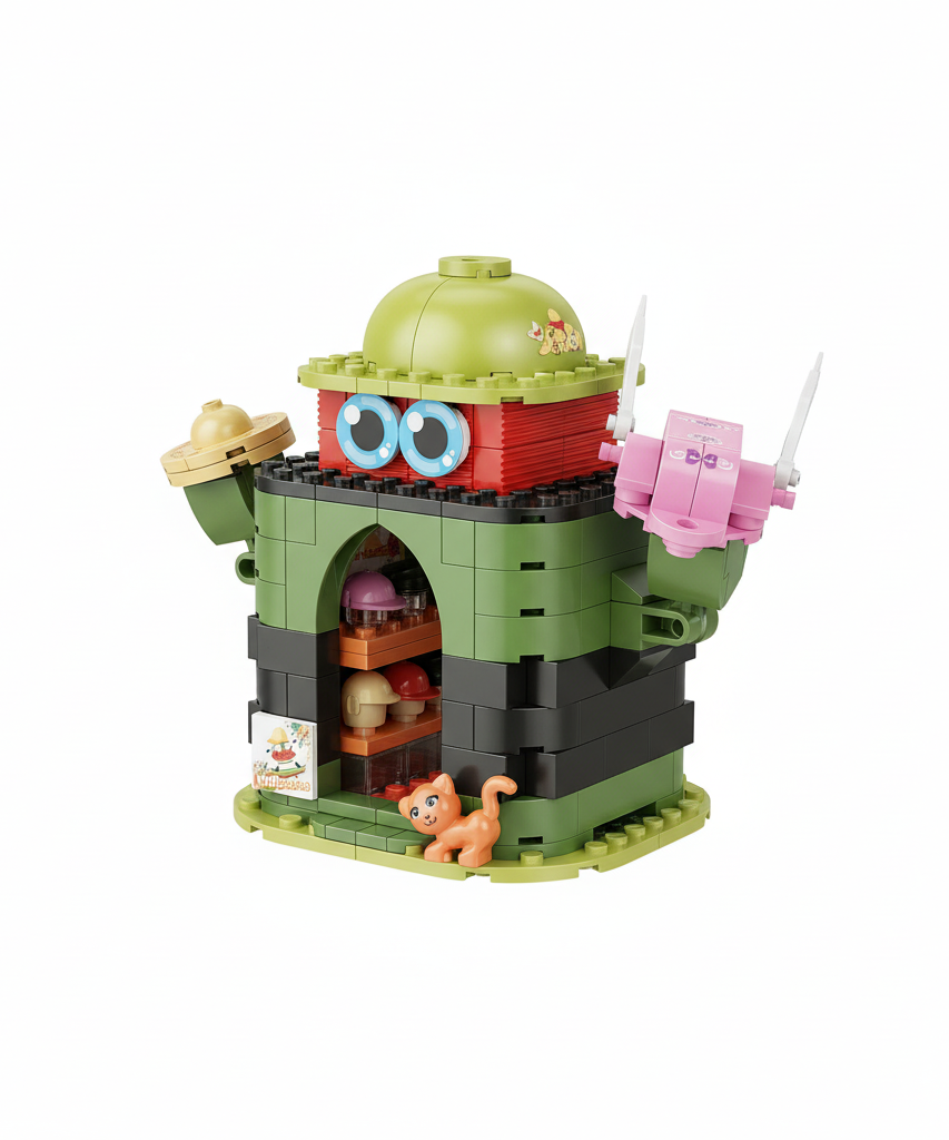 Fruit Street Watermelon Hat Shop Building Blocks