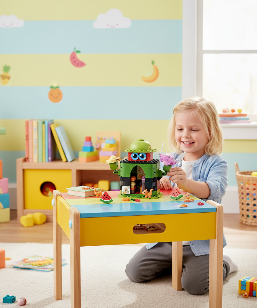 Fruit Street Watermelon Hat Shop Building Blocks