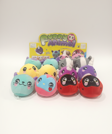 Sparkle Eye Purple Narwhal Unicorn Plush