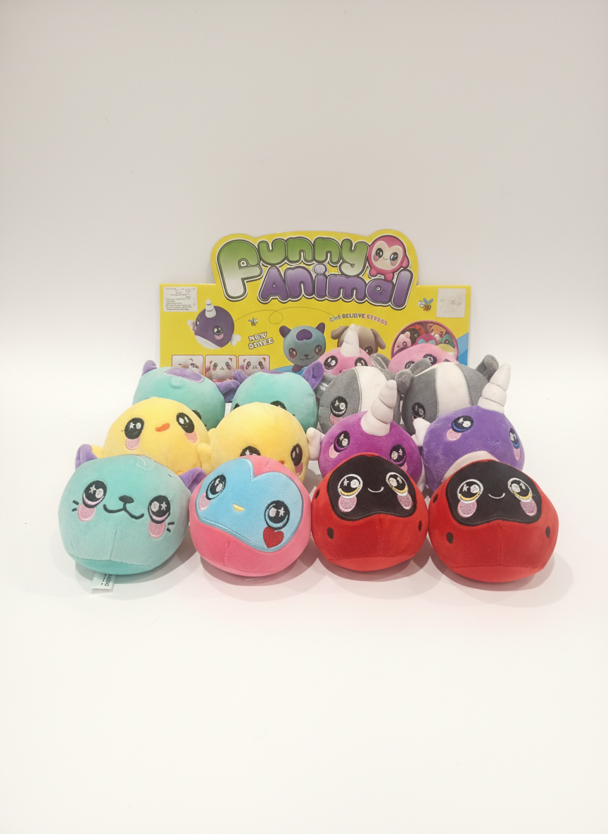 Sparkle Eye Purple Narwhal Unicorn Plush