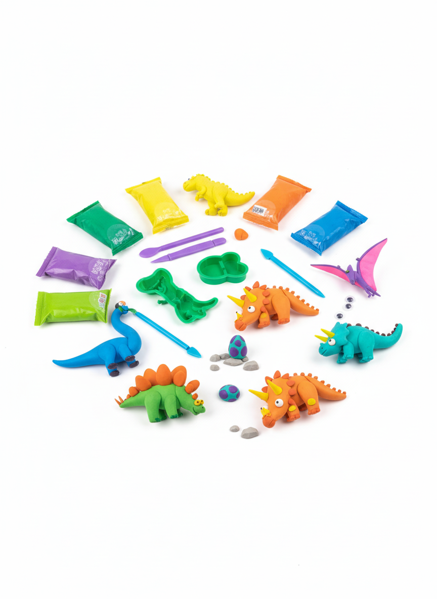 Funny Imagine Dinosaur Clay Set