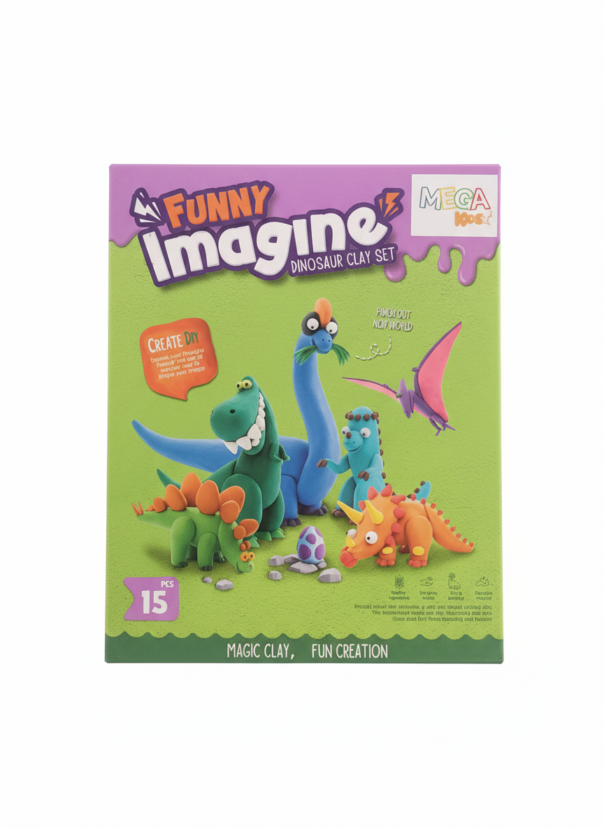 Funny Imagine Dinosaur Clay Set