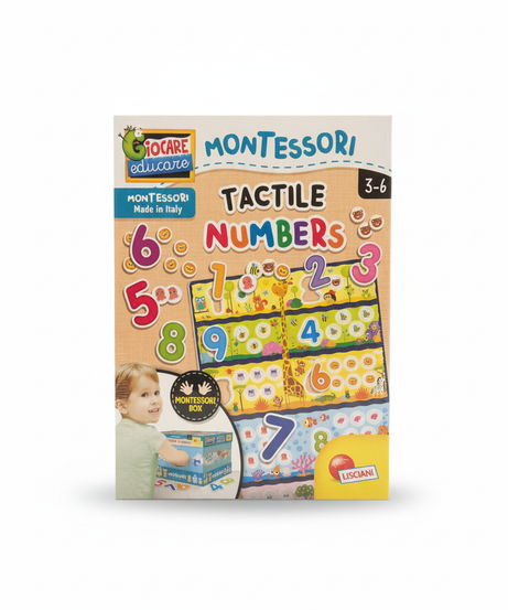 GIOCARE EDUCARE MONTESSORI TACTILE NUMBERS