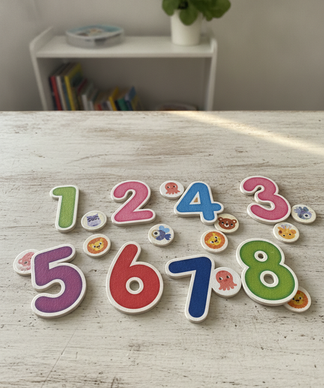 GIOCARE EDUCARE MONTESSORI TACTILE NUMBERS