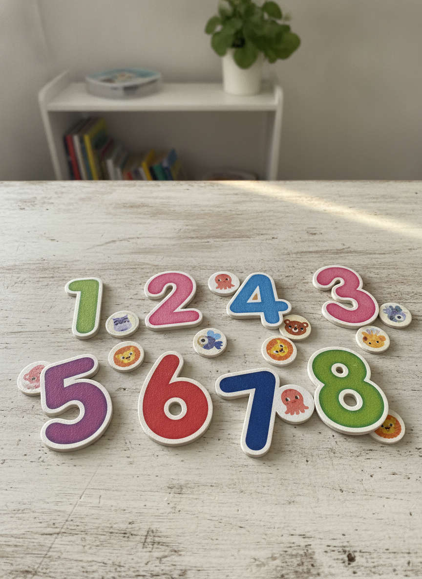 GIOCARE EDUCARE MONTESSORI TACTILE NUMBERS