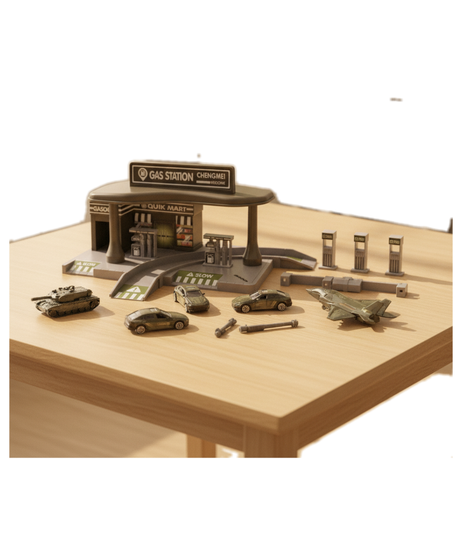 GS DIY Military Gasoline Station Free Combination Suit