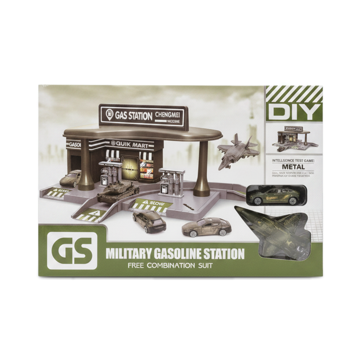 GS DIY Military Gasoline Station Free Combination Suit