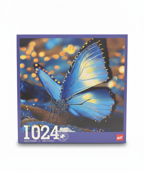 GX 1024 Piece Art Puzzle - Blue Butterfly