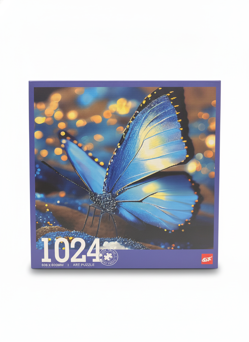 GX 1024 Piece Art Puzzle - Blue Butterfly