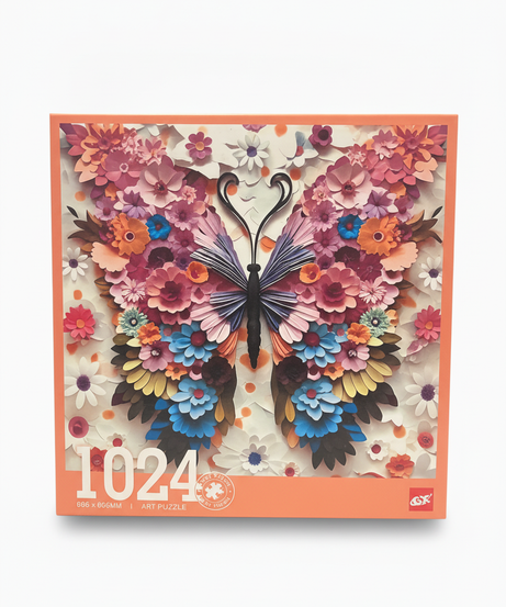 GX 1024 Piece Butterfly Floral Art Puzzle