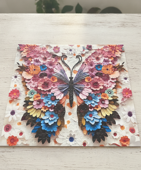 GX 1024 Piece Butterfly Floral Art Puzzle
