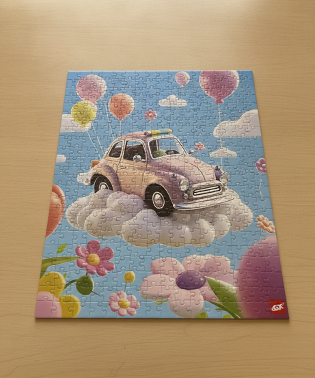 GX 300 Piece Art Puzzle: Dreamy Floating Car