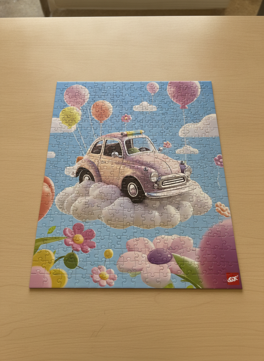 GX 300 Piece Art Puzzle: Dreamy Floating Car