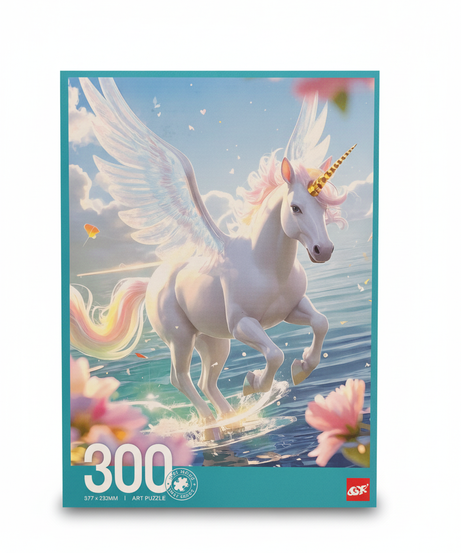 GX 300 Piece Winged Unicorn 'Silky Touch' Art Puzzle