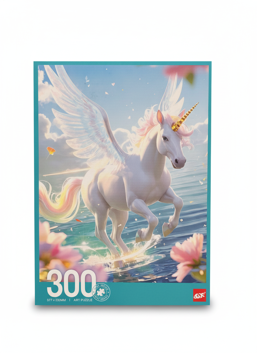 GX 300 Piece Winged Unicorn 'Silky Touch' Art Puzzle