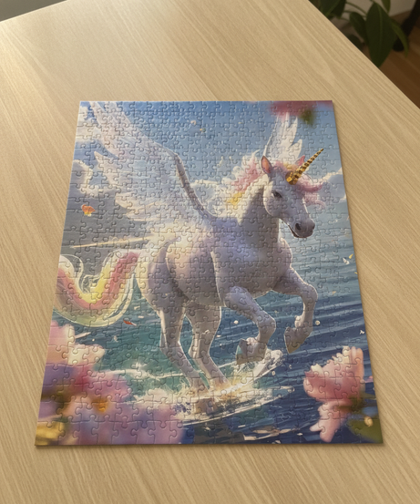 GX 300 Piece Winged Unicorn 'Silky Touch' Art Puzzle