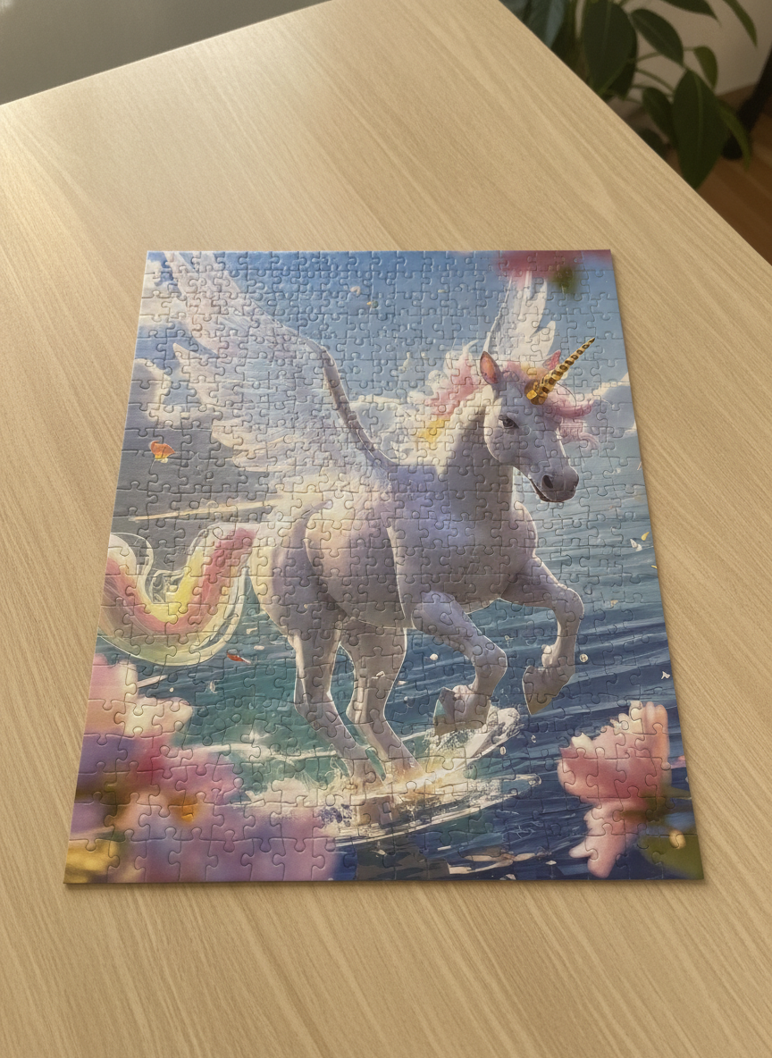 GX 300 Piece Winged Unicorn 'Silky Touch' Art Puzzle