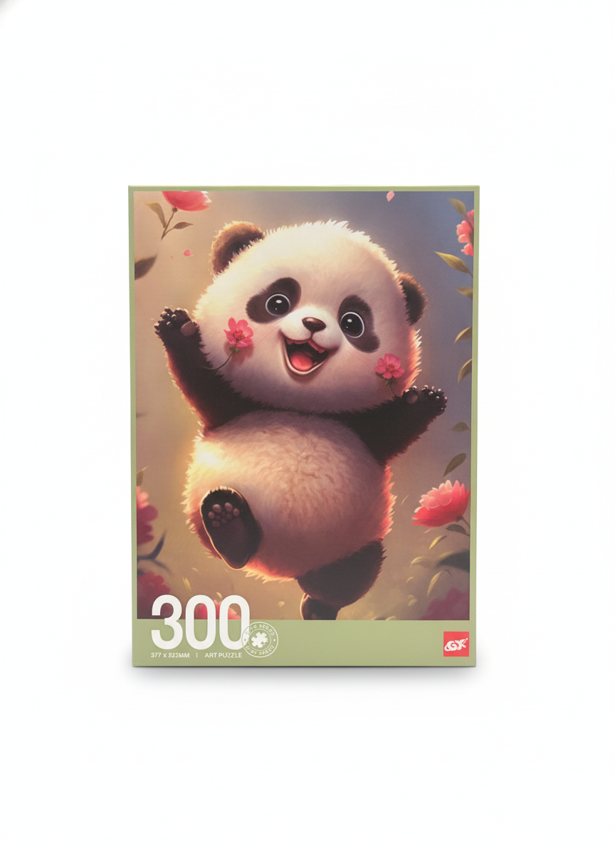 GX Silky Touch Panda Art Puzzle - 300 Pieces