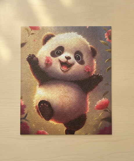 GX Silky Touch Panda Art Puzzle - 300 Pieces