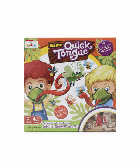 Game Quick Tongue: Chameleon's Rapid Tongue! Insects Capture Game!