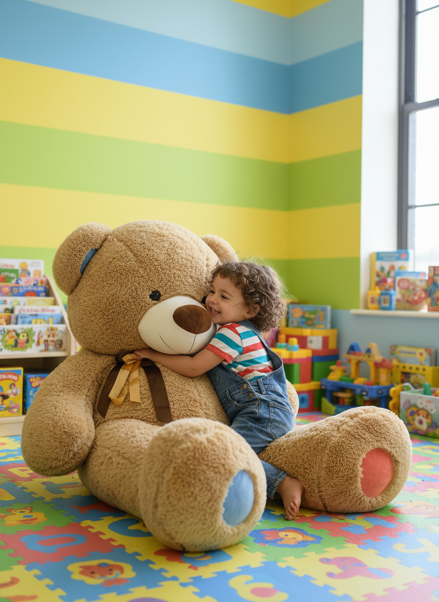 Giant Plush Cuddly Teddy Bear