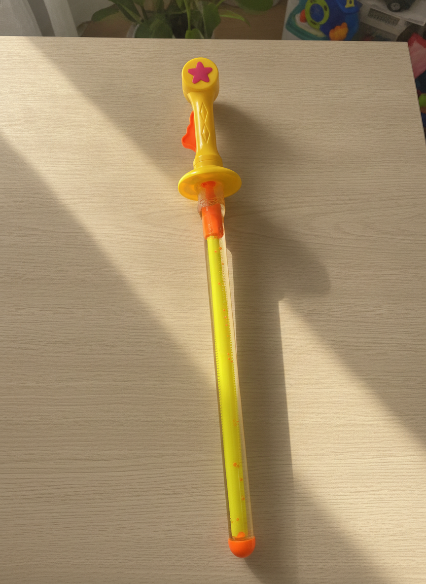 Giant Bubble Wand Sword with Star Handle