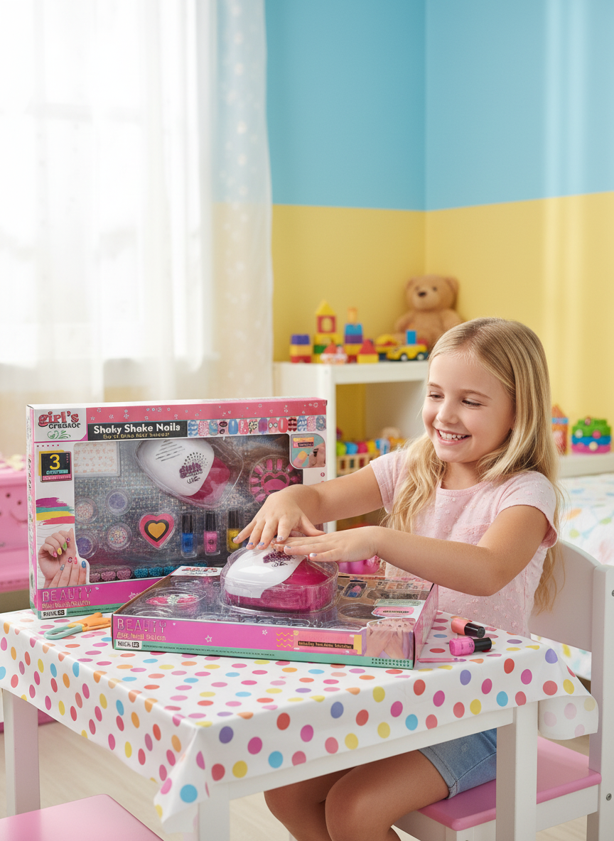 Girl's Creator Shaky Shake Nails Beauty Art Nail Salon