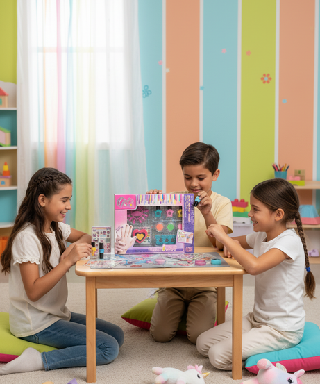 Girl's D.I.Y. Fashionable Nails Studio Kit