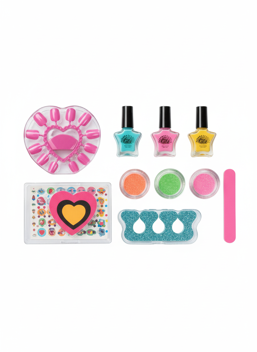 Girl's D.I.Y. Fashionable Nails Studio Kit