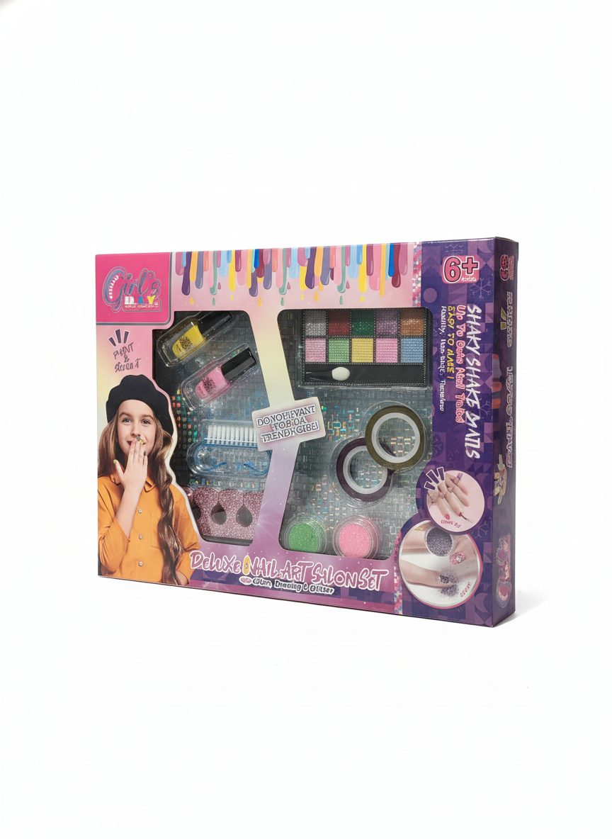 Girl's D.I.Y. Studio Deluxe NAIL ART SALON SET