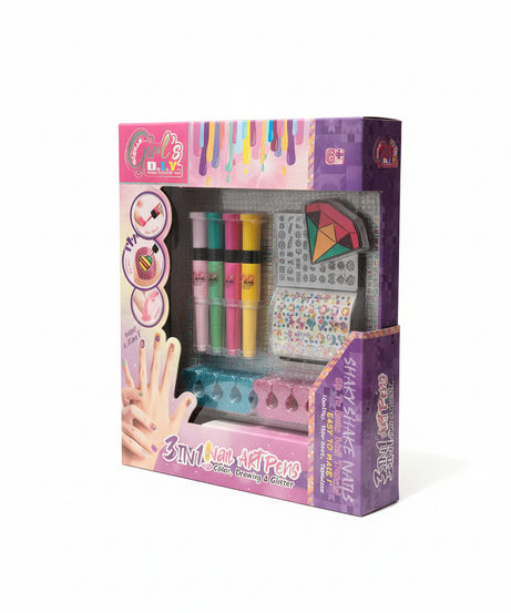 Girl's D.I.Y. Studio Shake Shake Nails 3 IN 1 Nail Art Pens