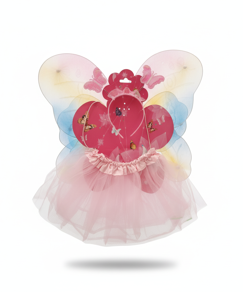 Girls' Butterfly Fairy Costume Set