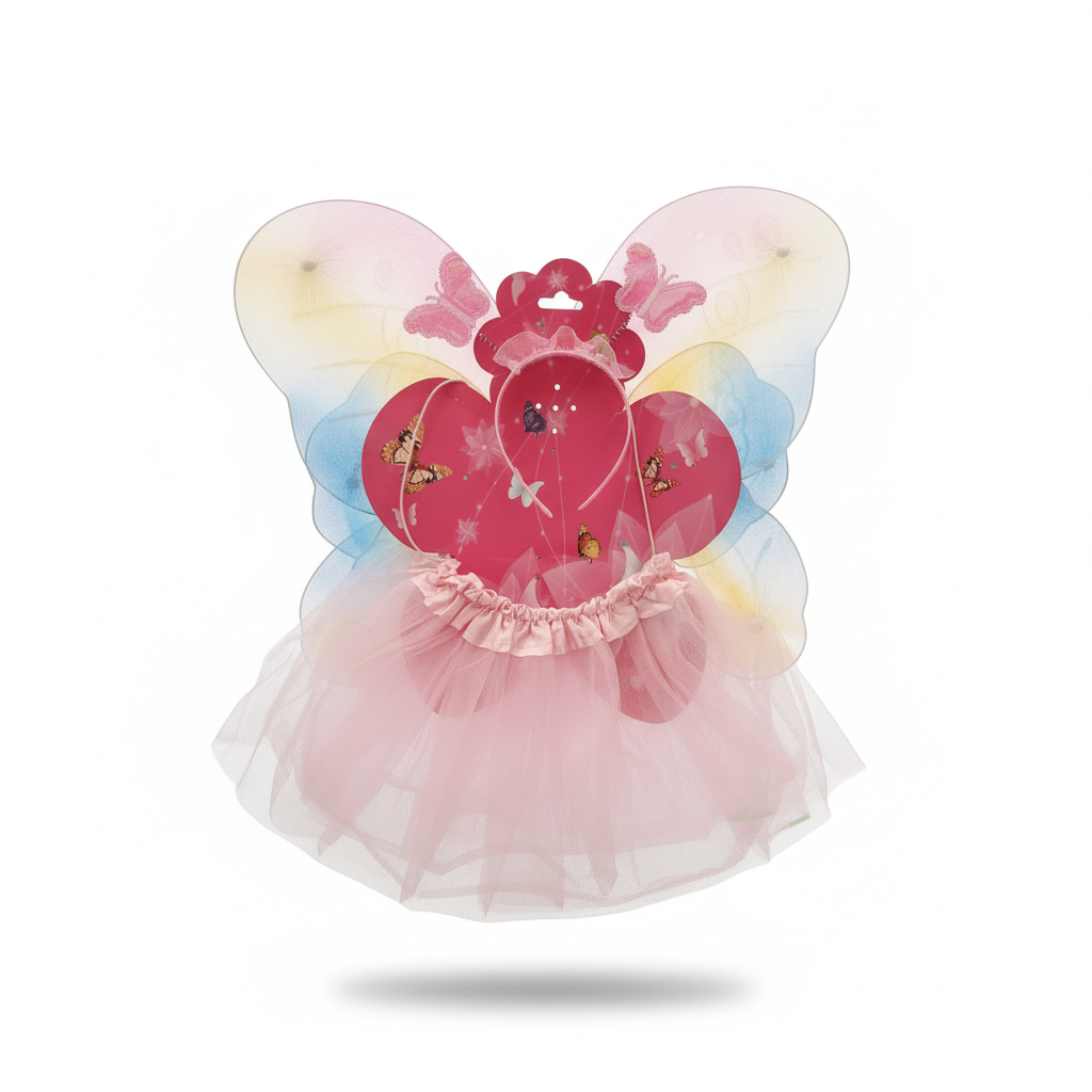 Girls' Butterfly Fairy Costume Set