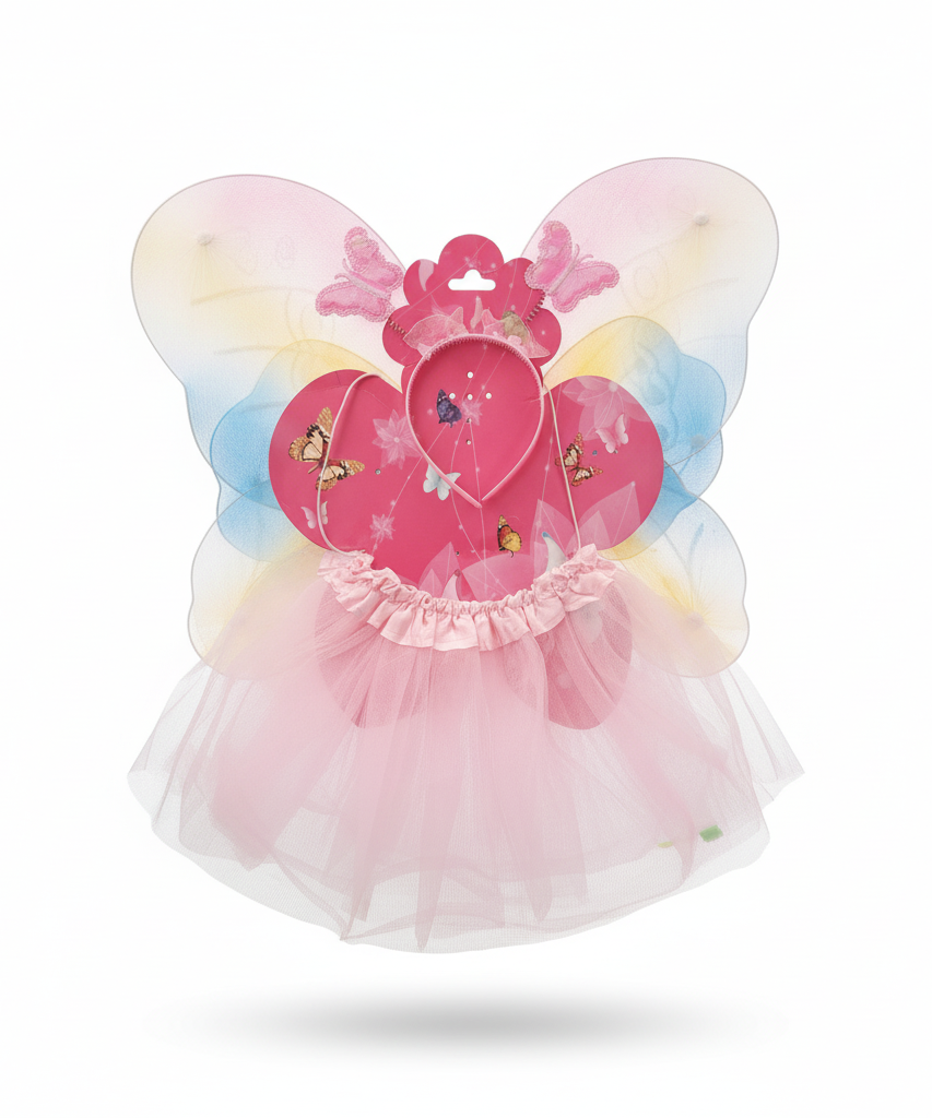 Girls' Butterfly Fairy Costume Set