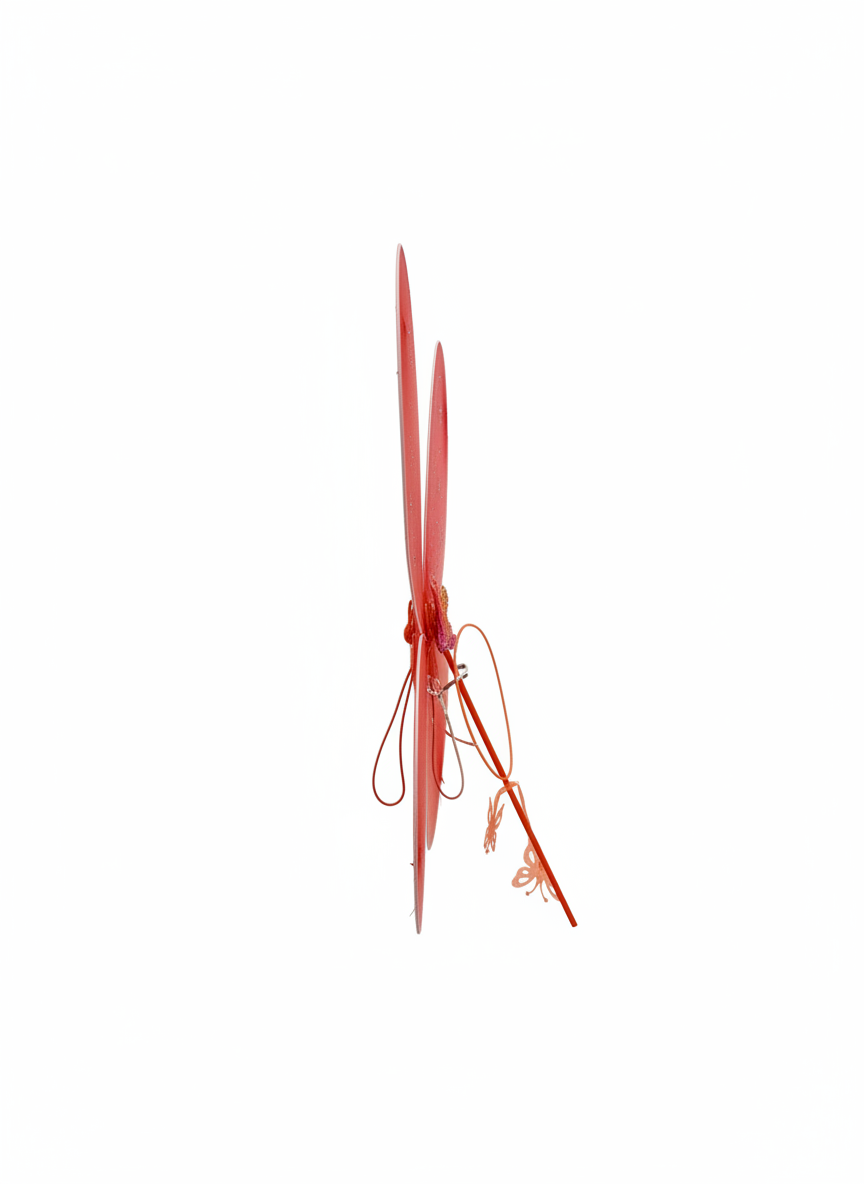 Glitter Red Butterfly Fairy Wings & Wand Set