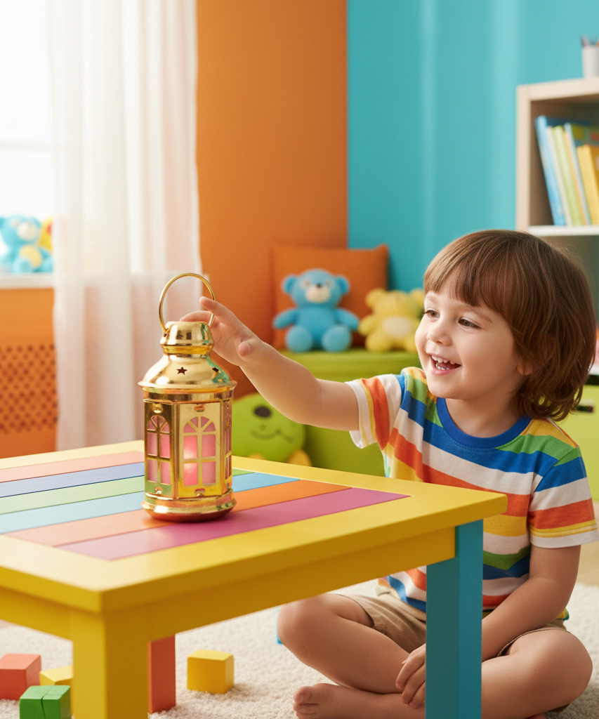 Golden Glow Decorative Lantern