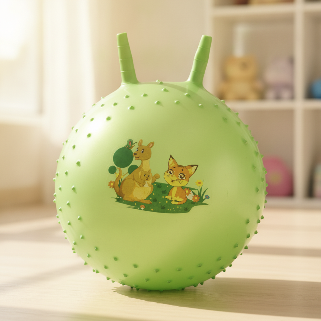 Green Animal Design Hopper Ball