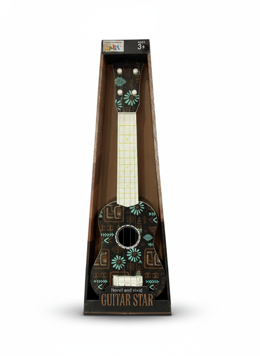Guitar Star Novel and Vivid Toy Guitar