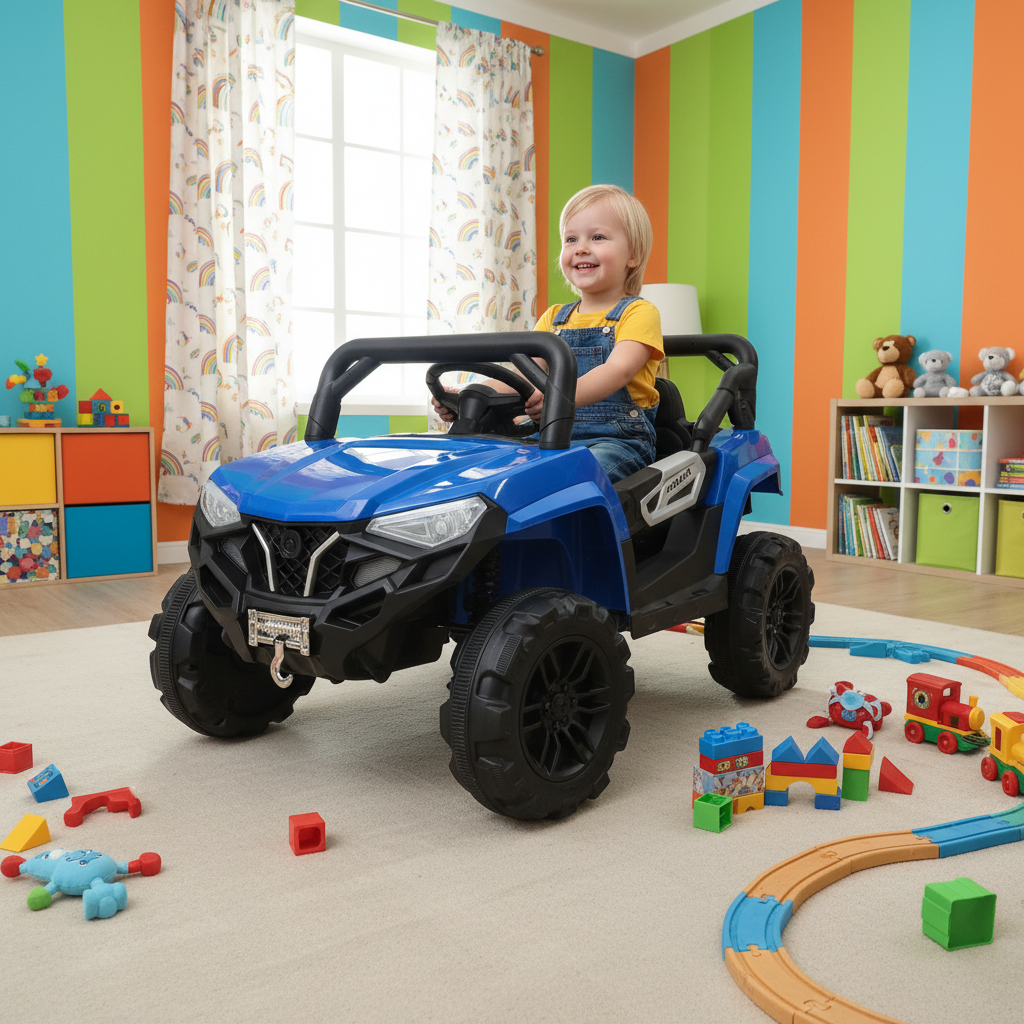 HAOWA Kids' Electric Ride-On Off-Road Buggy